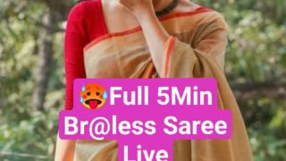 ASHI SINGH Braless Saree Live Ft. Multiple